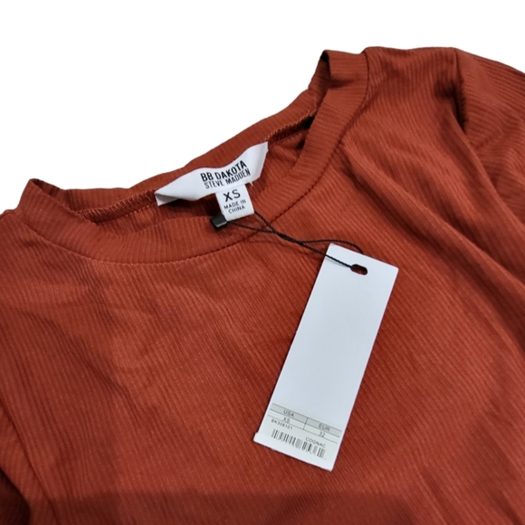 BB Dakota by Steve Madden #1 Crush Dress in Cognac XS NWT - Picture 5 of 6
